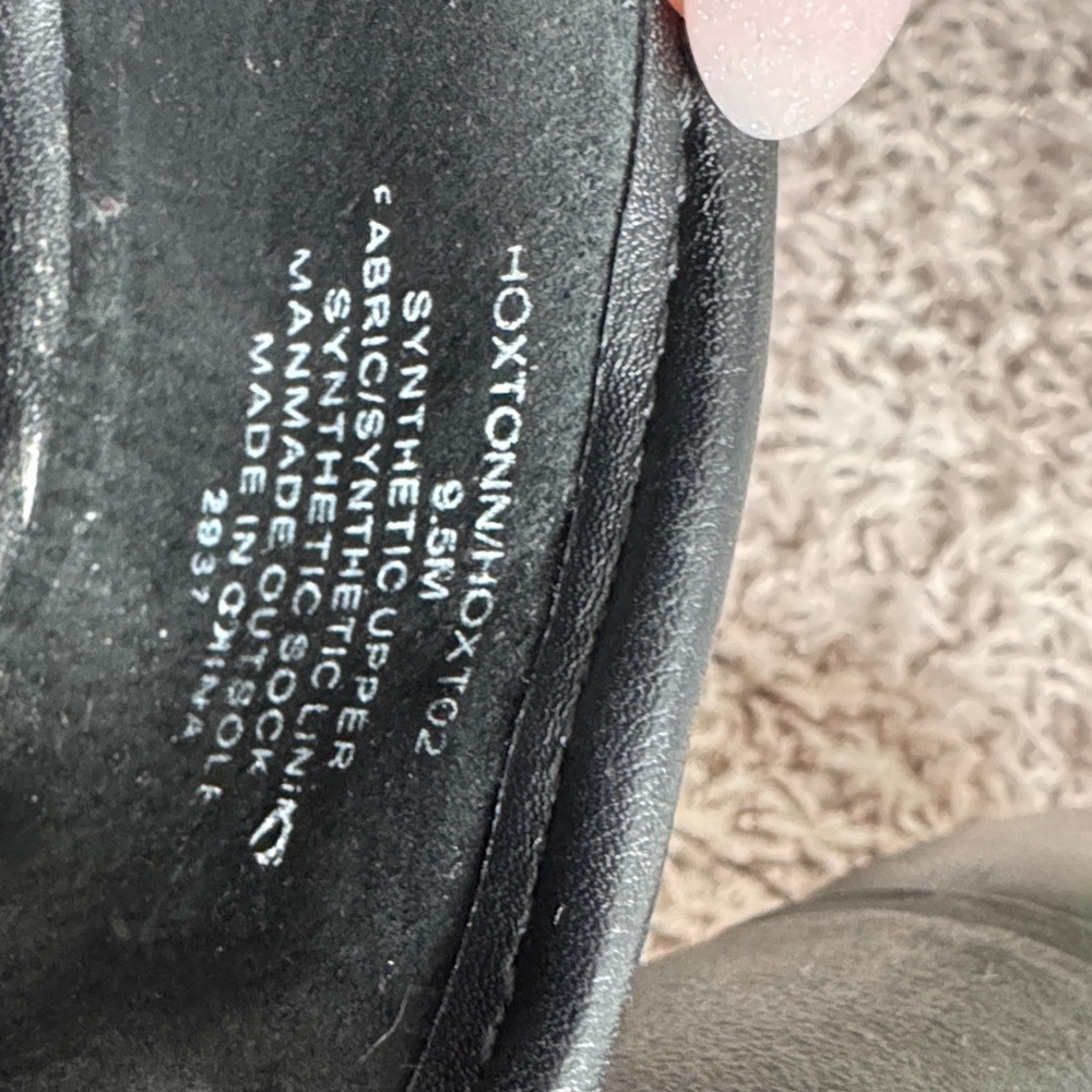 Madden Girl Black Chain Detail Loafers - Picture 3 of 6